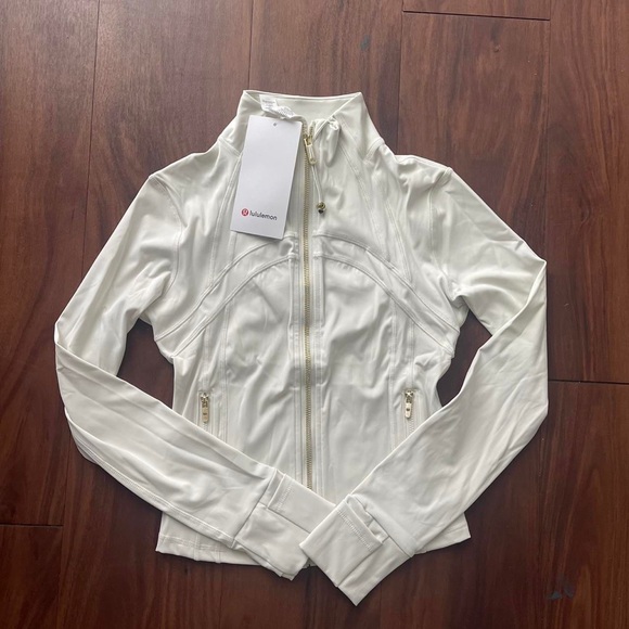 Lululemon Align Set White Cream Size 8 NWT Jacket + Leggings Athleisure - Picture 2 of 6